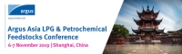 Argus Asia LPG and Petrochemical Feedstocks Conference in Shanghai - Nov 2019