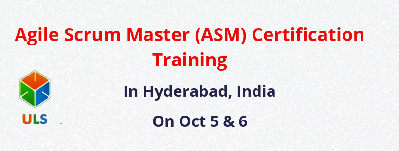 Agile Scrum Master Certification Training Hyderabad, India, Hyderabad, Telangana, India