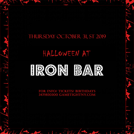 Iron Bar Halloween party 2019 only 15$, New York, United States
