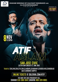 Atif Aslam Live Concert 2019 Bay Area