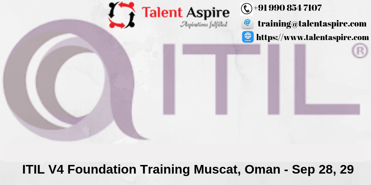 ITIL V4 Foundation Certification Training in Muscat, Oman, Al Khuwair, Muscat, Oman