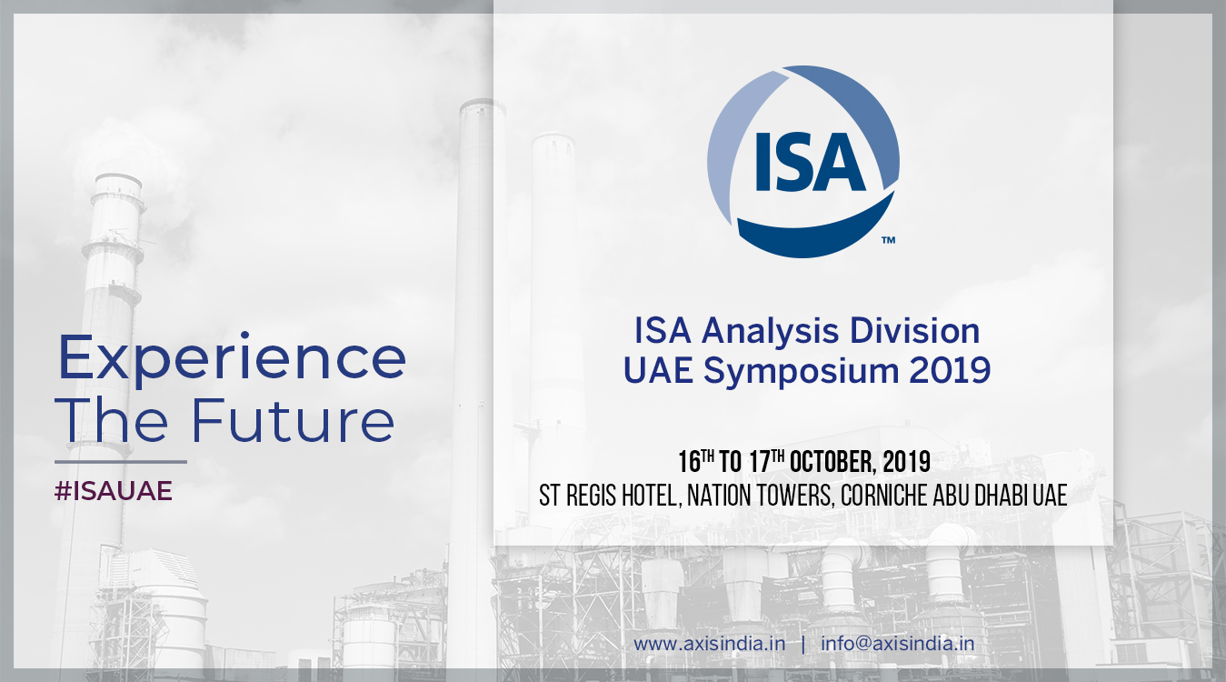 Participation of Axis India in ISA Analysis Division UAE Symposium 2019, Abu Dhabi, United Arab Emirates