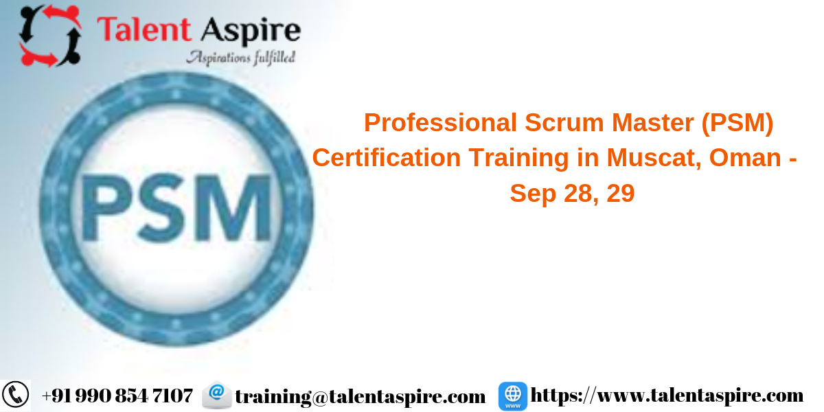 Professional Scrum Master (PSM) Certification Training in Muscat, Oman, Al Khuwair, Muscat, Oman