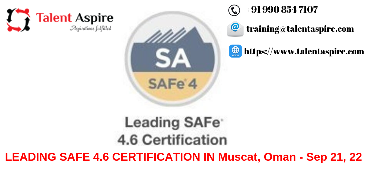 Leading SAFe 4.6 Certification Training in Muscat, Oman, Al Khuwair, Muscat, Oman