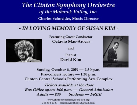 Clinton Symphony Orchestra Season Premiere, Clinton, New York, United States