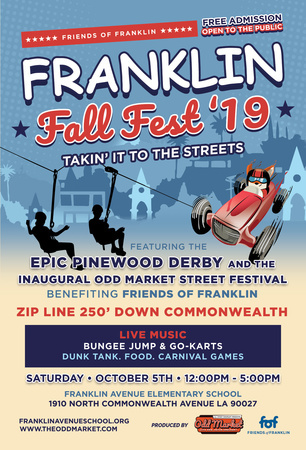 Franklin Avenue Fall Festival and Block Party and Zip Line, Los Angeles, California, United States