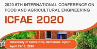 2020 6th International Conference on Food and Agricultural Engineering (ICFAE 2020)