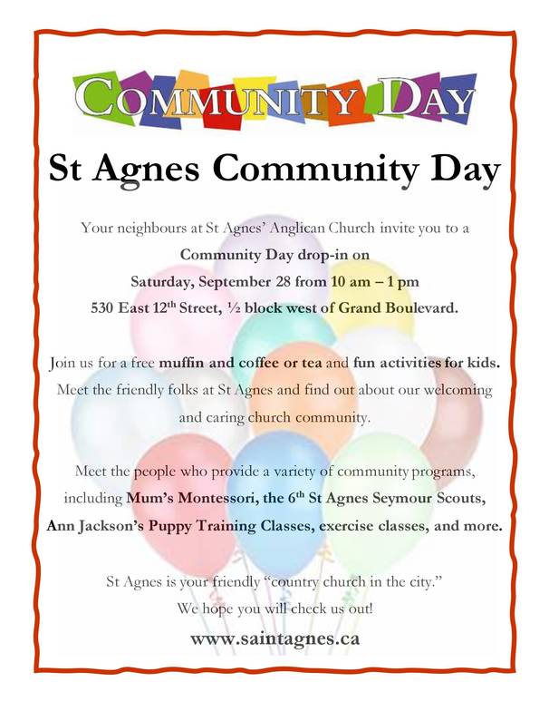 St Agnes Church Community Day, North Vancouver, British Columbia, Canada