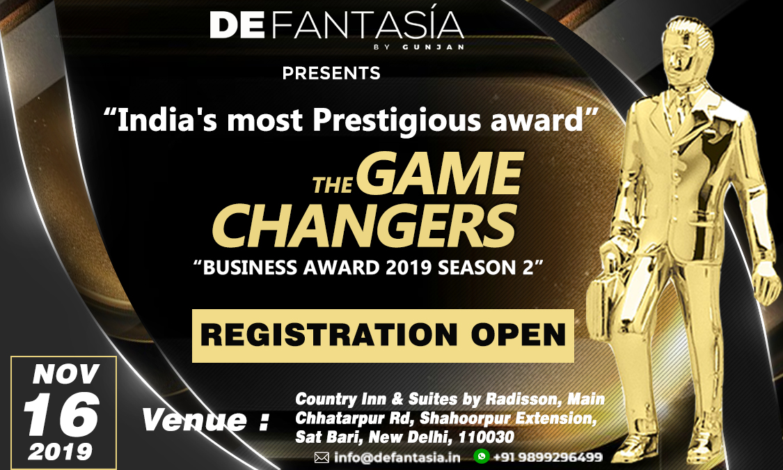 India's Game Changers Business Awards season 2, South Delhi, Delhi, India