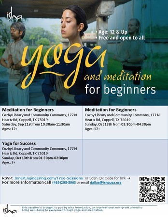 Meditation For Beginners, Coppell, Texas, United States