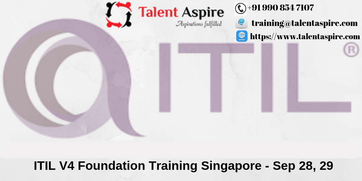 ITIL V4 Foundation Certification Training in Singapore, Queenstown, Central, Singapore