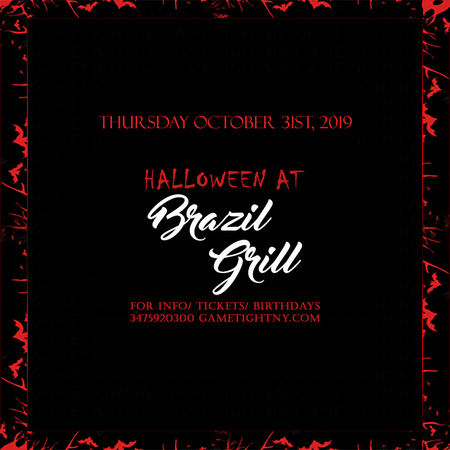 Brazil Grill NYC Halloween party 2019 only $15, New York, United Kingdom
