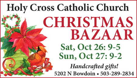 Holy Cross Catholic Church Christmas Bazaar, Portland, Oregon, United States