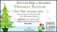 West Linn Parks and Recreation Holiday Bazaar