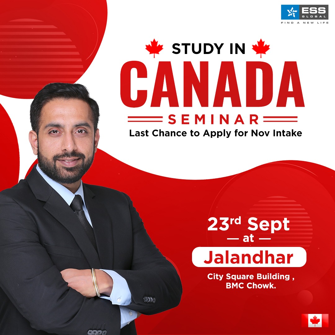 Study in Canada Seminar, Jalandhar, Punjab, India