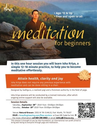 Meditation For Beginners, Fort Worth, Texas, United States