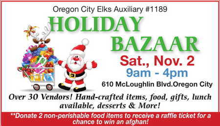 Oregon City Elks Auxiliary #1189 Holiday Bazaar, Oregon City, Oregon, United States