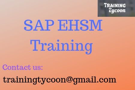 SAP EHSM Training | SAP EHS Management Training - TT, Hyderabad, Telangana, India