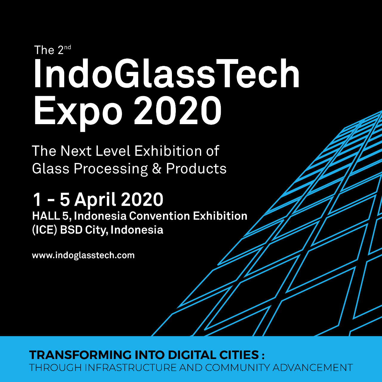 IndoGlassTech Expo 2020, BSD city, Indonesia