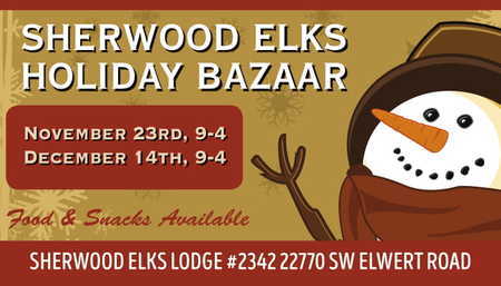 Sherwood Elks Holiday Bazaar, Sherwood, Oregon, United States