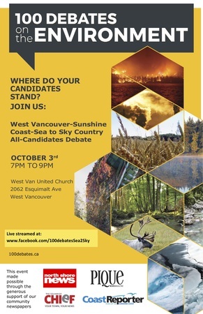 All Candidates Debate on the Environment, West Vancouver, British Columbia, Canada