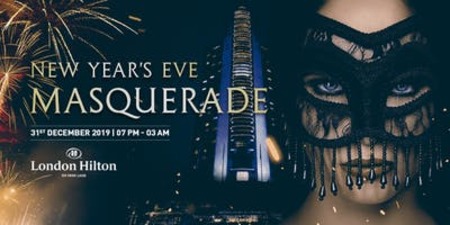 New Year's Eve Mayfair Masquerade Gala Dinner Party 2019, London, England, United Kingdom