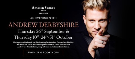 An Evening with Andrew Derbyshire In London, London, United Kingdom