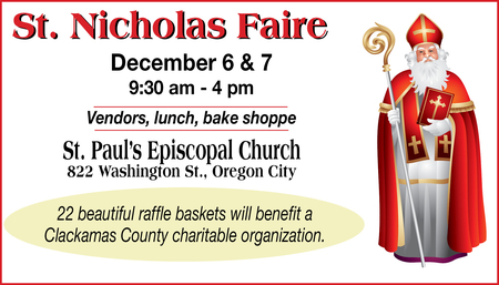 St. Nicholas Faire- Holiday Bazaar, Oregon City, Oregon City, Oregon, United States