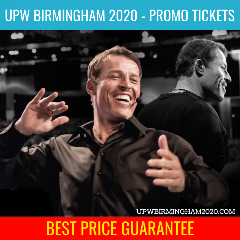 TONY ROBBINS UPW Birmingham 2020, Birmingham, England, United Kingdom