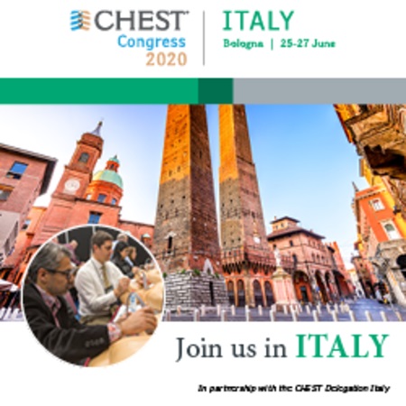 CHEST Congress 2020, Bologna, Italy | 25-27 June 2020, Bologna, Emilia-Romagna, Italy