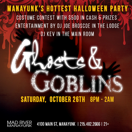 12th Annual Ghosts and Goblins Halloween Party in Manayunk, Philadelphia, Pennsylvania, United States