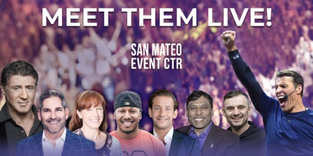 Real Estate Wealth Expo with Tony Robbins, Stallone, Grant Cardone and Gary Vaynerchuk, San Mateo, California, United States