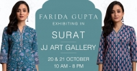 Farida Gupta Surat Exhibition