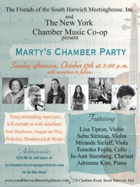 Marty's Chamber Party featuring the New York Chamber Music Co-op