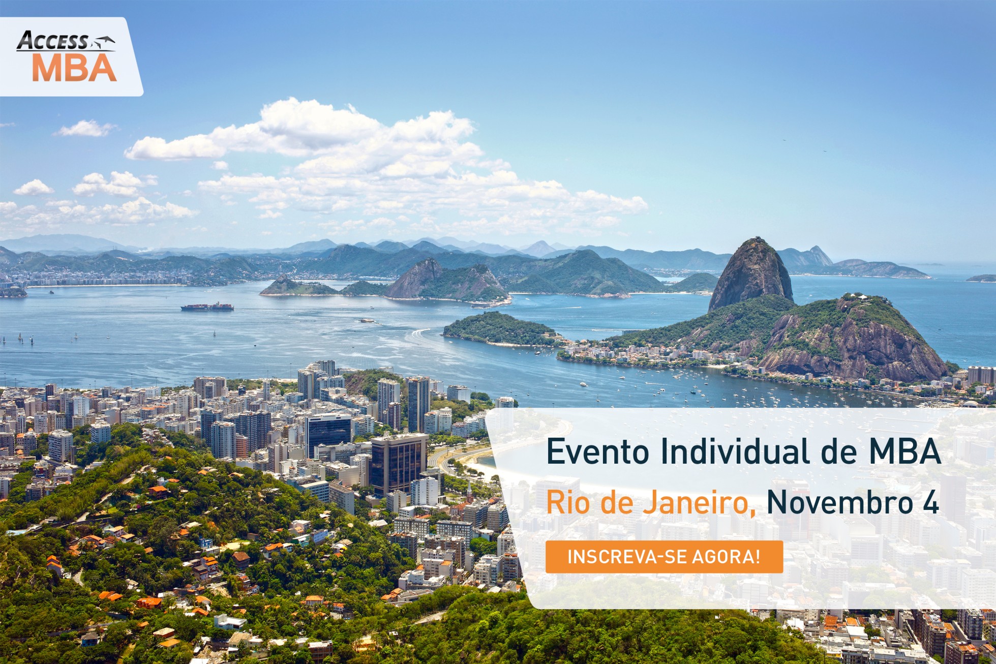 O líder mundial em eventos de MBA com Reuniões Individuais virá para Rio de Janeiro em Novembro 4, Rio de Janeiro, Brazil
