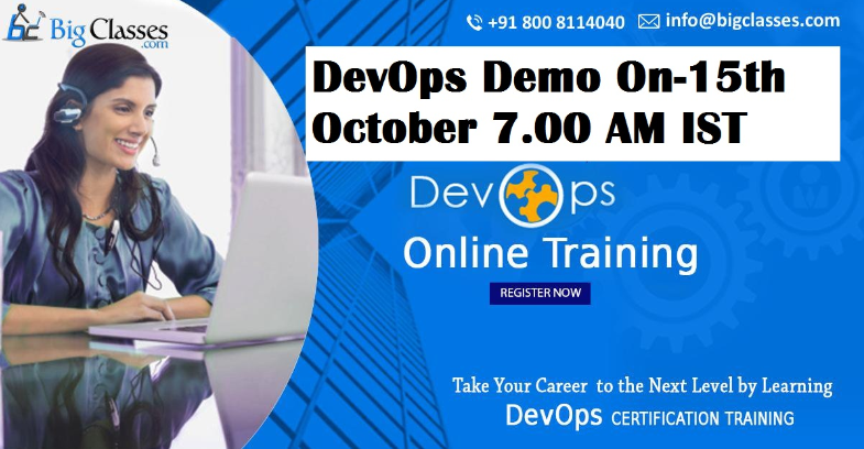 DevOps Demo Online On 15th Oct 7.00 AM IST, Hyderabad, Telangana, India