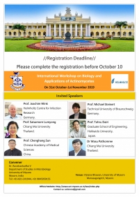 International Workshop on Biology and and Application of Actinomycetes