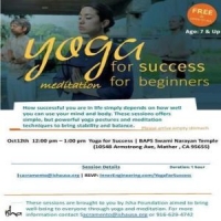 Yoga for Beginners - Free open to all 7 age and above