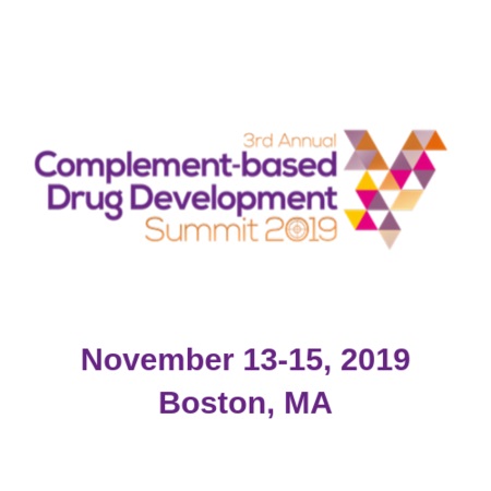 3rd Complement-based Drug Development Summit 2019, Suffolk, Massachusetts, United States