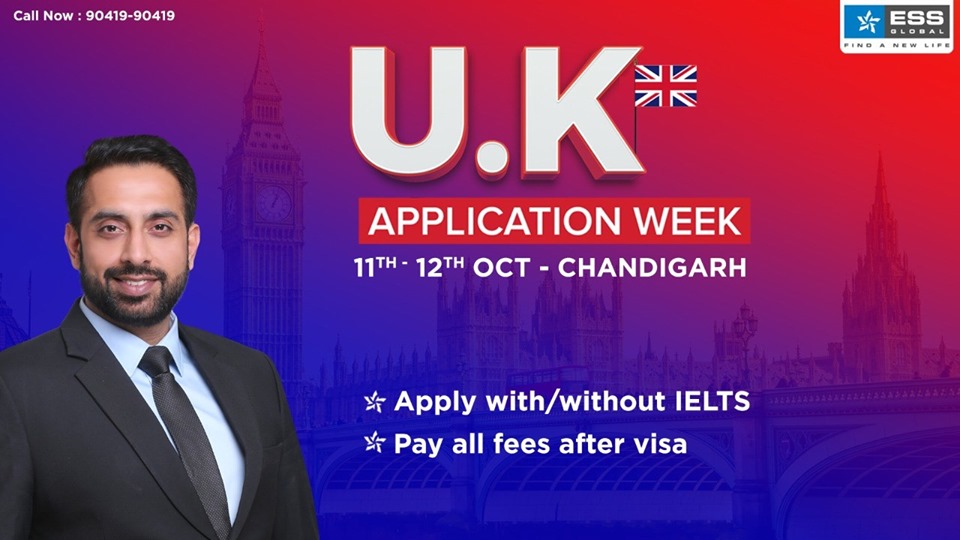 UK Application Week, Chandigarh, India
