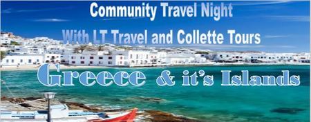 Greece and It's Islands Community Travel Night - LT Travel and Collette Tours, Sandy, Oregon, United States