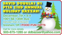 David Douglas HS PTSA 23rd Annual Holiday Bazaar