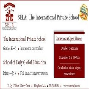 All School Open House at SELA: The International Private School, Hingham, Massachusetts, United States
