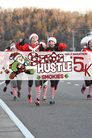 Santa Hustle Smokies 5K & Half Marathon, Sevierville, United States