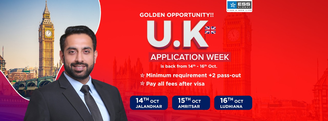 UK Application Week, Jalandhar, Punjab, India