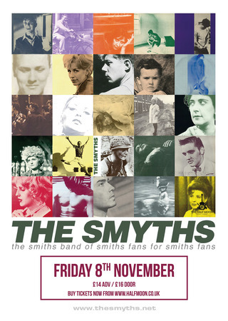 The Smyths play The Best of The Smiths @ Half Moon Putney London Fri 8 Nov, London, England, United Kingdom