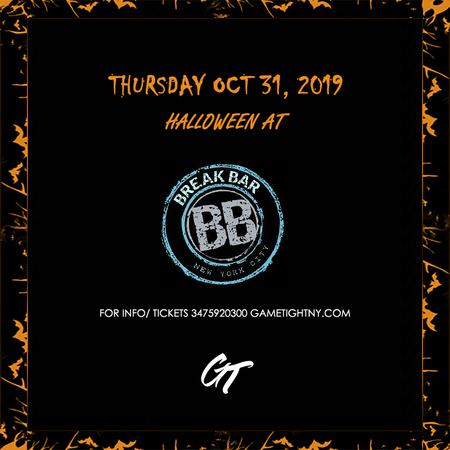 Break Bar NYC Halloween party 2019, New York, United States