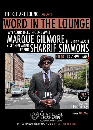 Word in the Lounge - Sharrif Simmons x Marque Gilmore, London, United Kingdom
