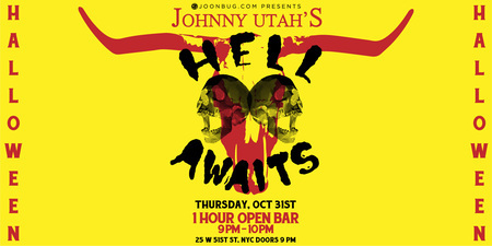 Johnny Utah's Halloween Party 10/31, New York, United States
