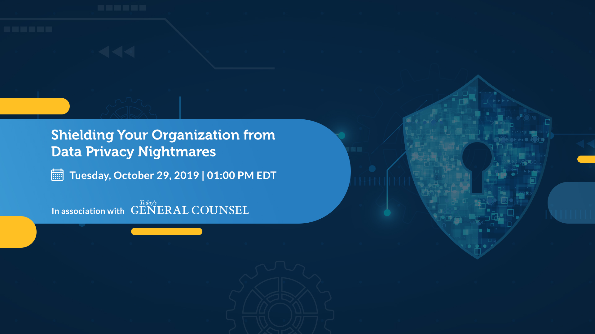 Shielding Your Organization from Data Privacy Nightmares (Webinar), Fairfax, Virginia, United States